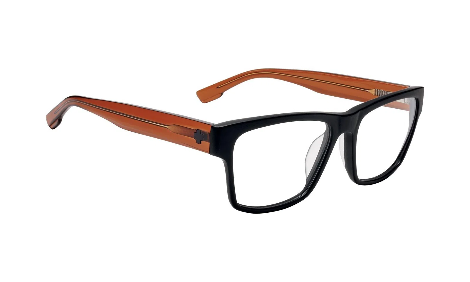 SpyOptic 570000 Eyeglasses - Matte Black Trans Sepia - view 5